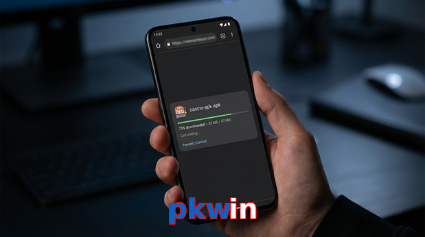 Main screen of Pkwin apk page for PK players